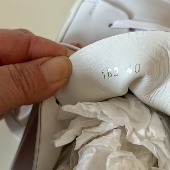 UNISEX ACNE STUDIOS Adrian/Adriana white sneakers ladies size 40 men’s size 7 - Picture 14 of 14